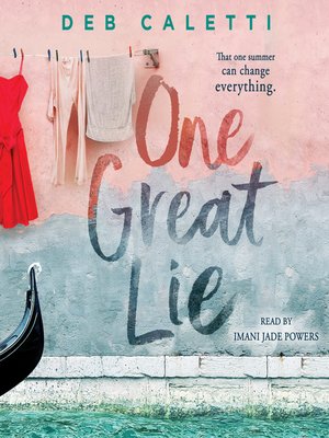 cover image of One Great Lie